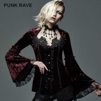alt="punk rave gothic lace Victorian jacket"