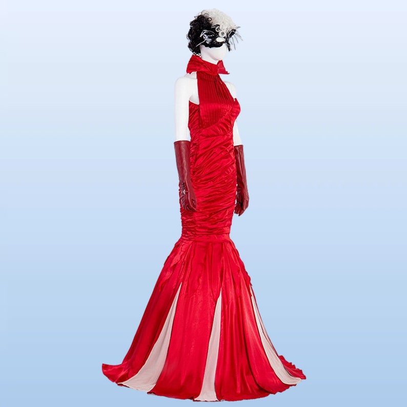 Cruella Flame Red Dress