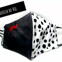 Cruella's Dalmatian Face Mask